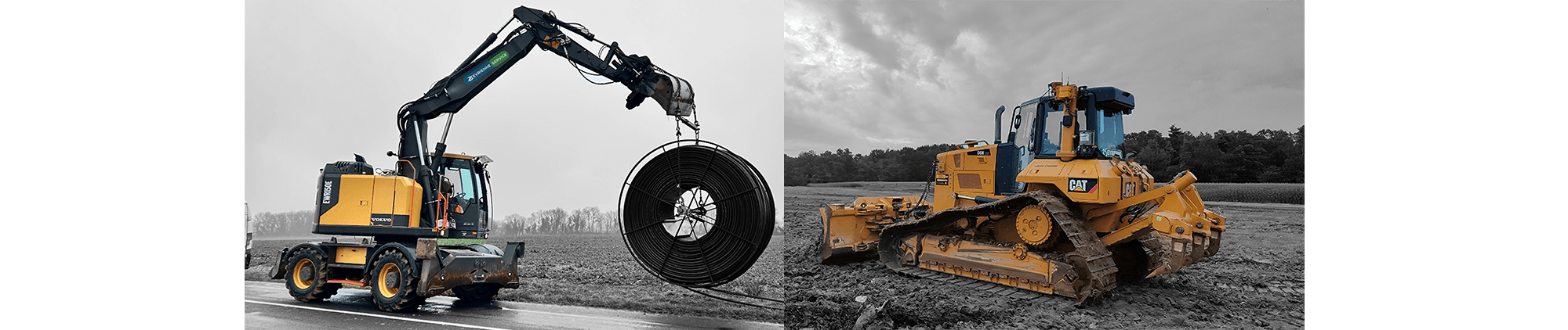Pelles sur pneus, bulldozer - location avec chauffeur 2S 2SEVRIENNE SERVICE