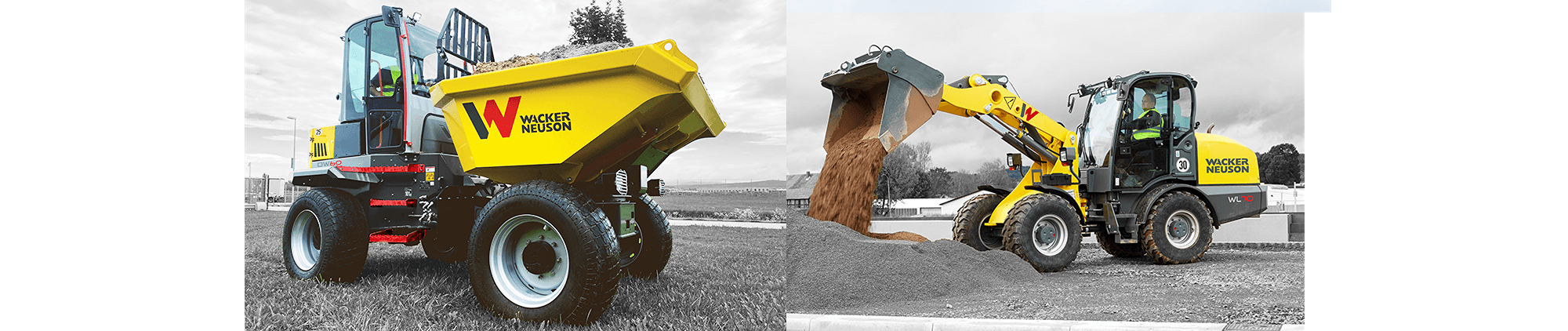 Dumpers sur pneus, sur chenilles, chargeuses sur pneus - vente - location - Vendée, Deux-Sèvres, Charente, Charente-Maritime - GMS EQUIPEMENTS - SOME