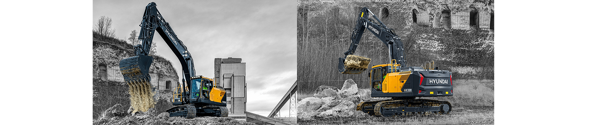 HYUNDAI : Pelles sur chenilles