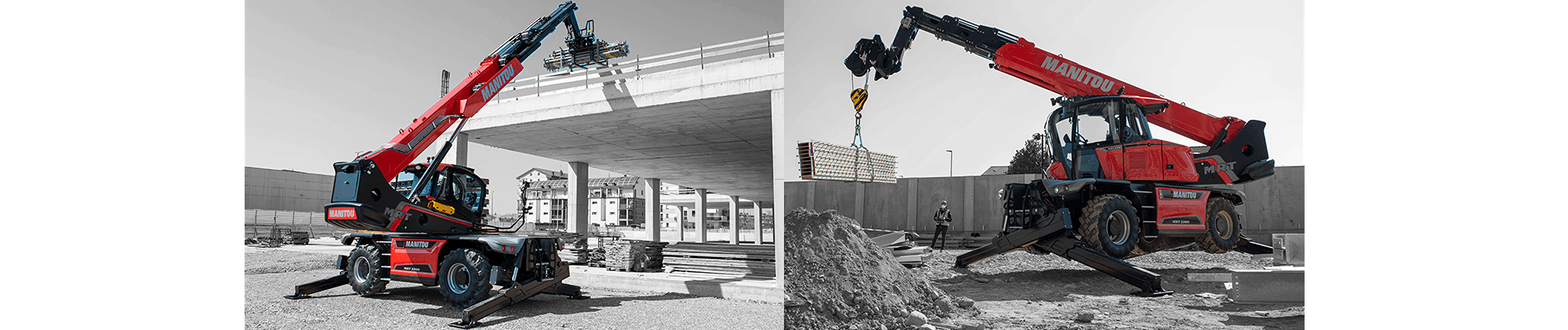 MANITOU : chargeuses télescopiques rotatifs